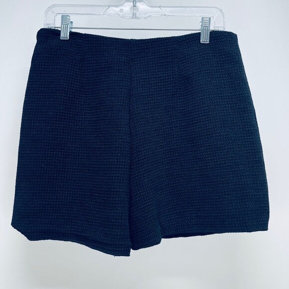 Zara Mini Skirt Size L Women’s Pull On Polyester Black New - Picture 11 of 11